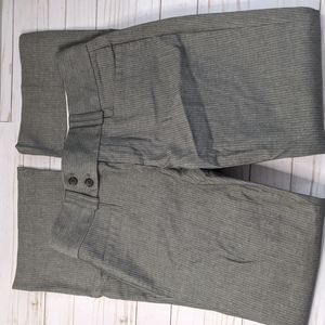 Banana Republic Martin Fit Dress Pants Herringbone Grey Pattern Size 2